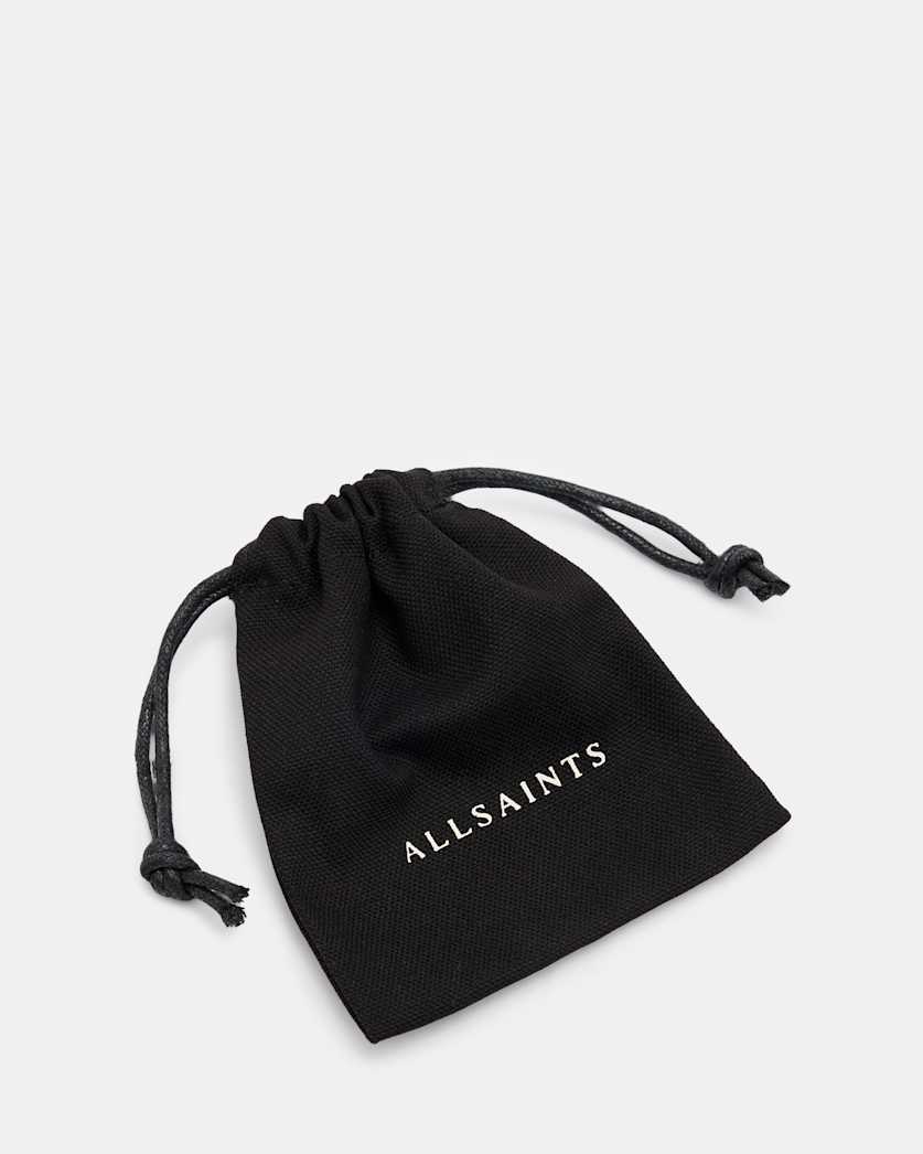 AllSaints Hunton Chunky Hoop Earring Warm Silver