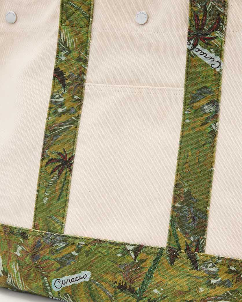 AllSaints Jett Beach Tote Bag Ecru