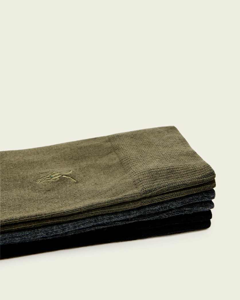 AllSaints Adan Multi Pack Socks Agate Blue