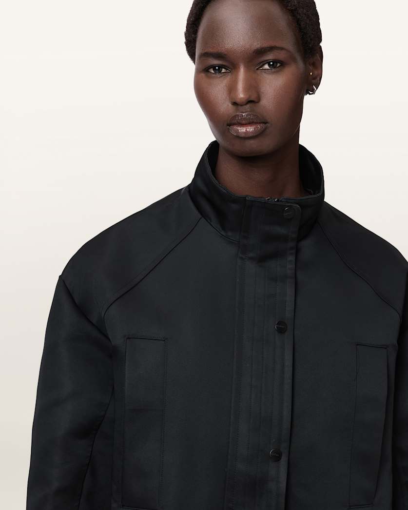 AllSaints Luellah Oversized Jacket Women's Black Women's