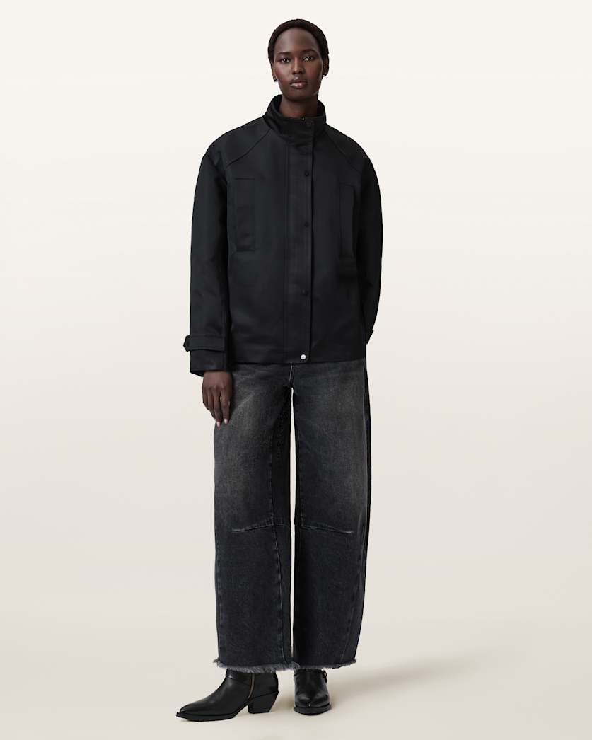 AllSaints Luellah Oversized Jacket Women's Black Women's