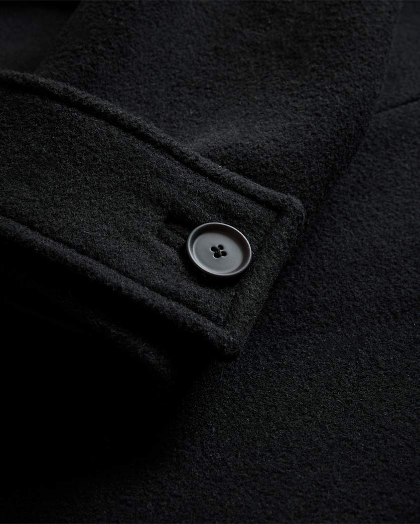 AllSaints Mabel Double Breasted Oversized Coat Women's Black Women's