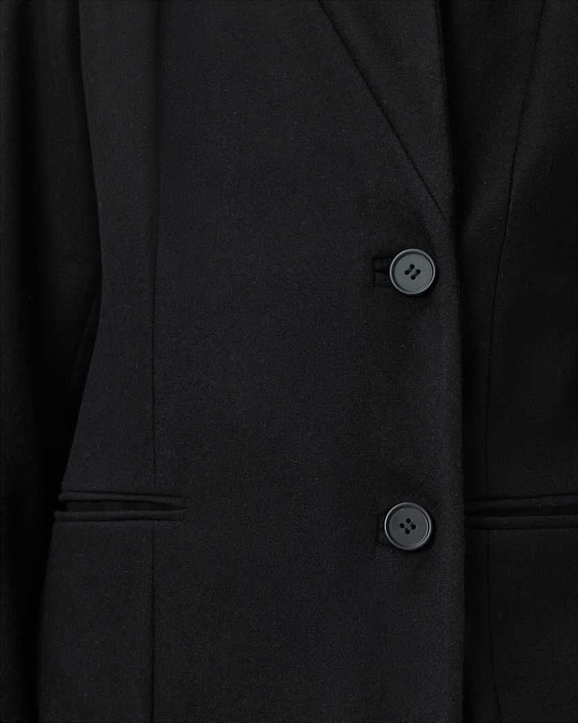AllSaints Sidney Wool Cashmere Blend Tailored Coat Women's Black Women's