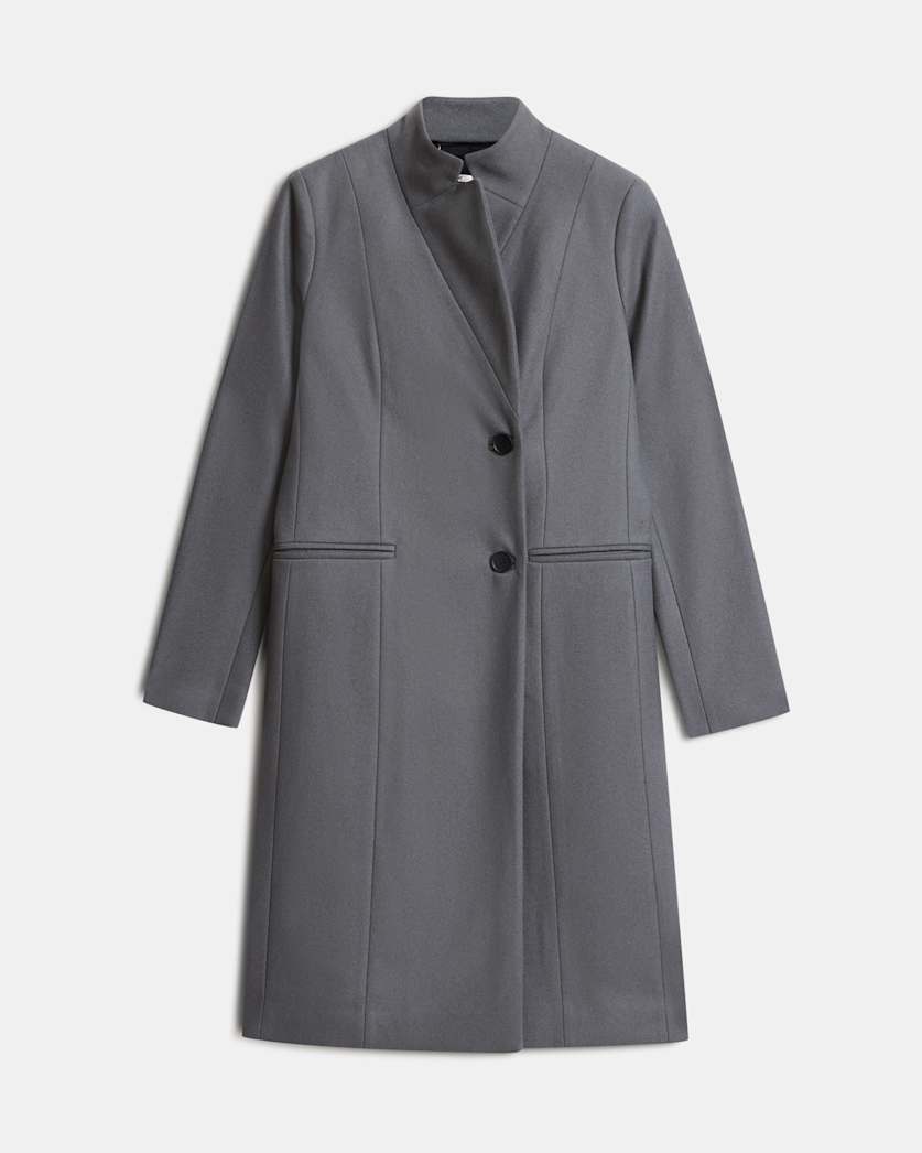 AllSaints Sidney Wool Cashmere Blend Tailored Coat Women's Black Women's