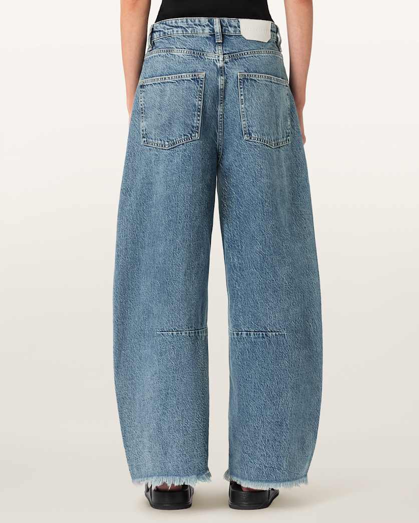 AllSaints Payton Barrel Leg Jeans Women's Vintage Indigo Women's