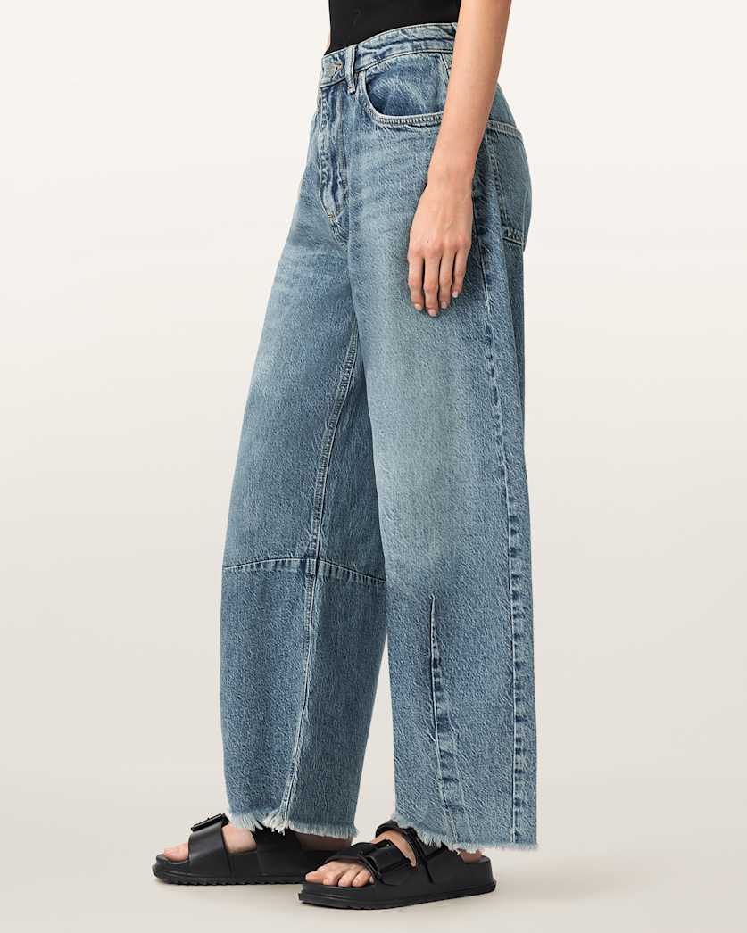 AllSaints Payton Barrel Leg Jeans Women's Vintage Indigo Women's