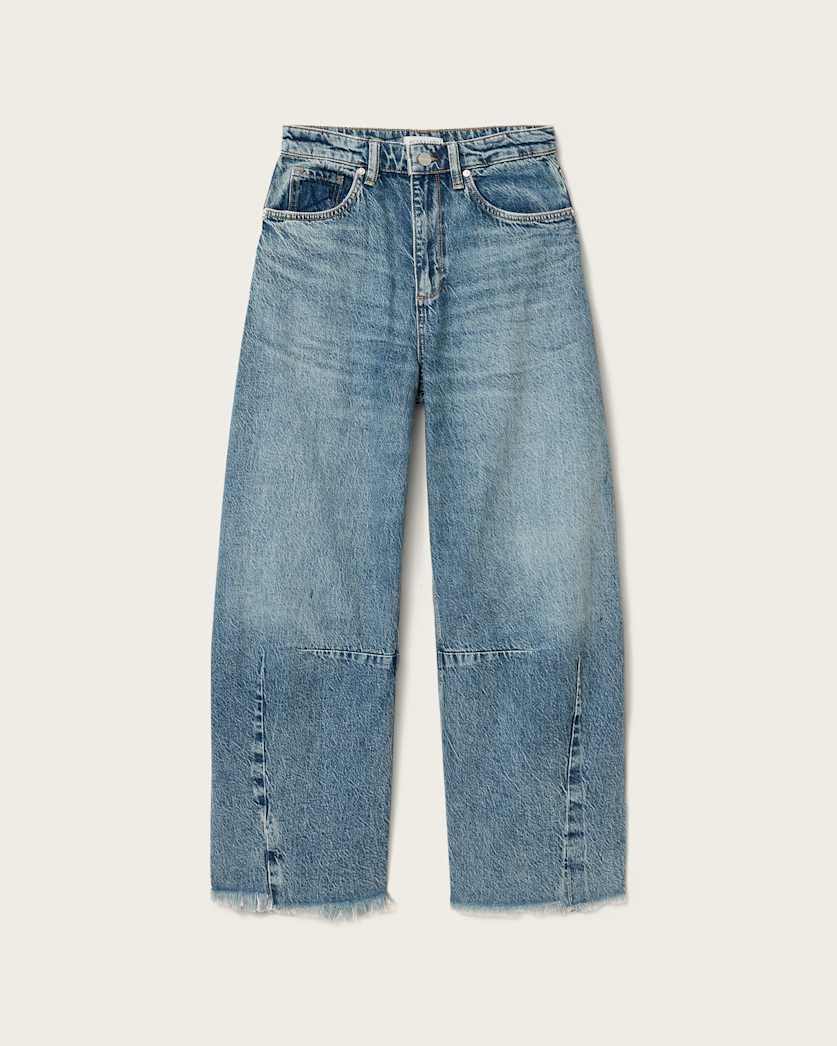 AllSaints Payton Barrel Leg Jeans Women's Vintage Indigo Women's