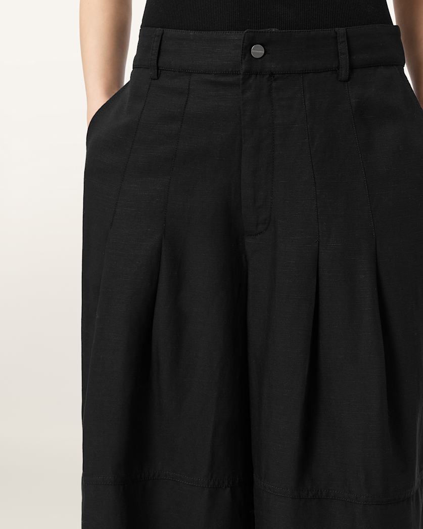 AllSaints Sherell Barrel Leg Pants Women's Ecru White Women's