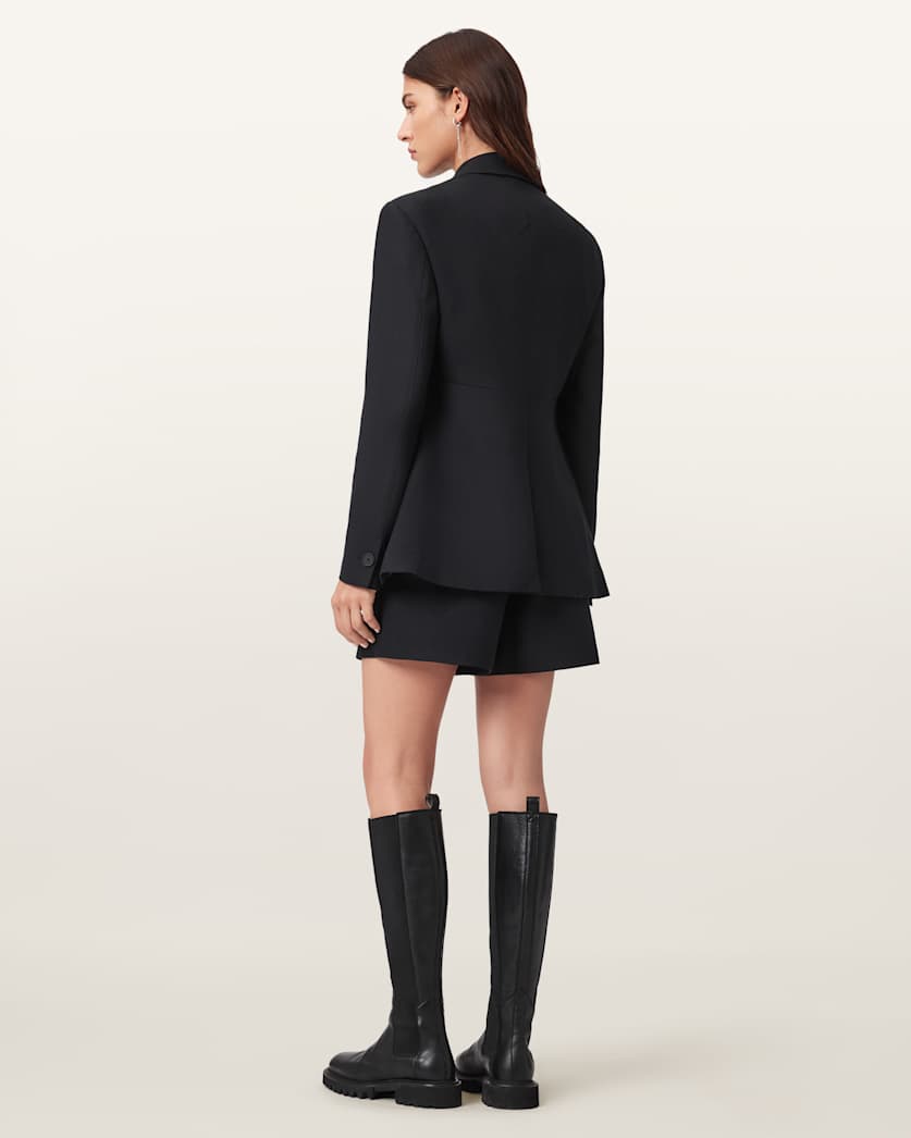 AllSaints Mimmie Asymmetric Skort Women's Black Women's