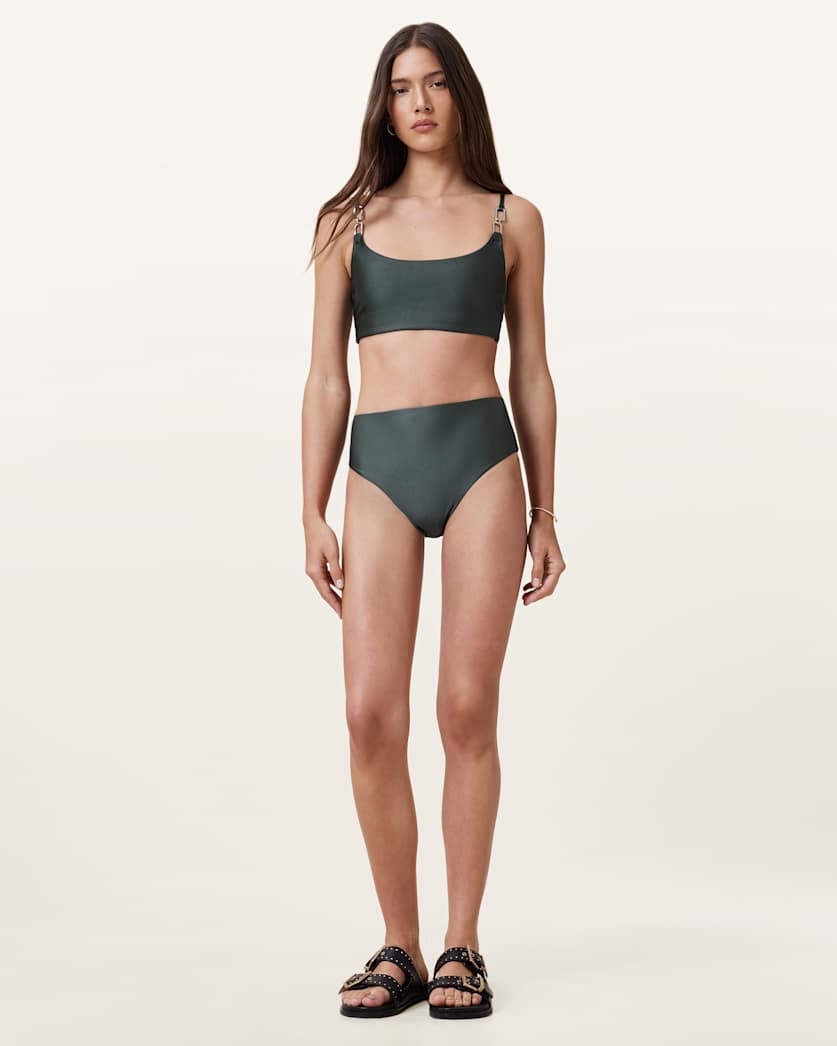 AllSaints Talaria Bikini Bottoms Women's Fir Green Women's