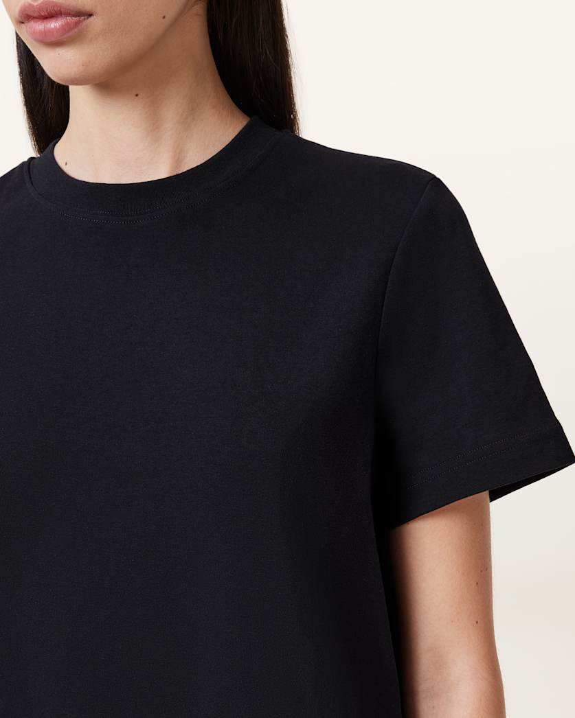AllSaints Lisa Boxy Crew Neck T Shirt Women's White Women's