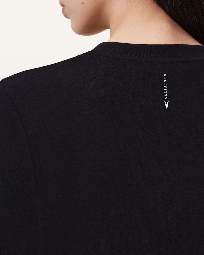 AllSaints Lisa Boxy Crew Neck T Shirt Women's White Women's