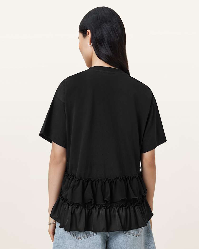 AllSaints Feyre Relaxed Fit T Shirt Women's Black Women's