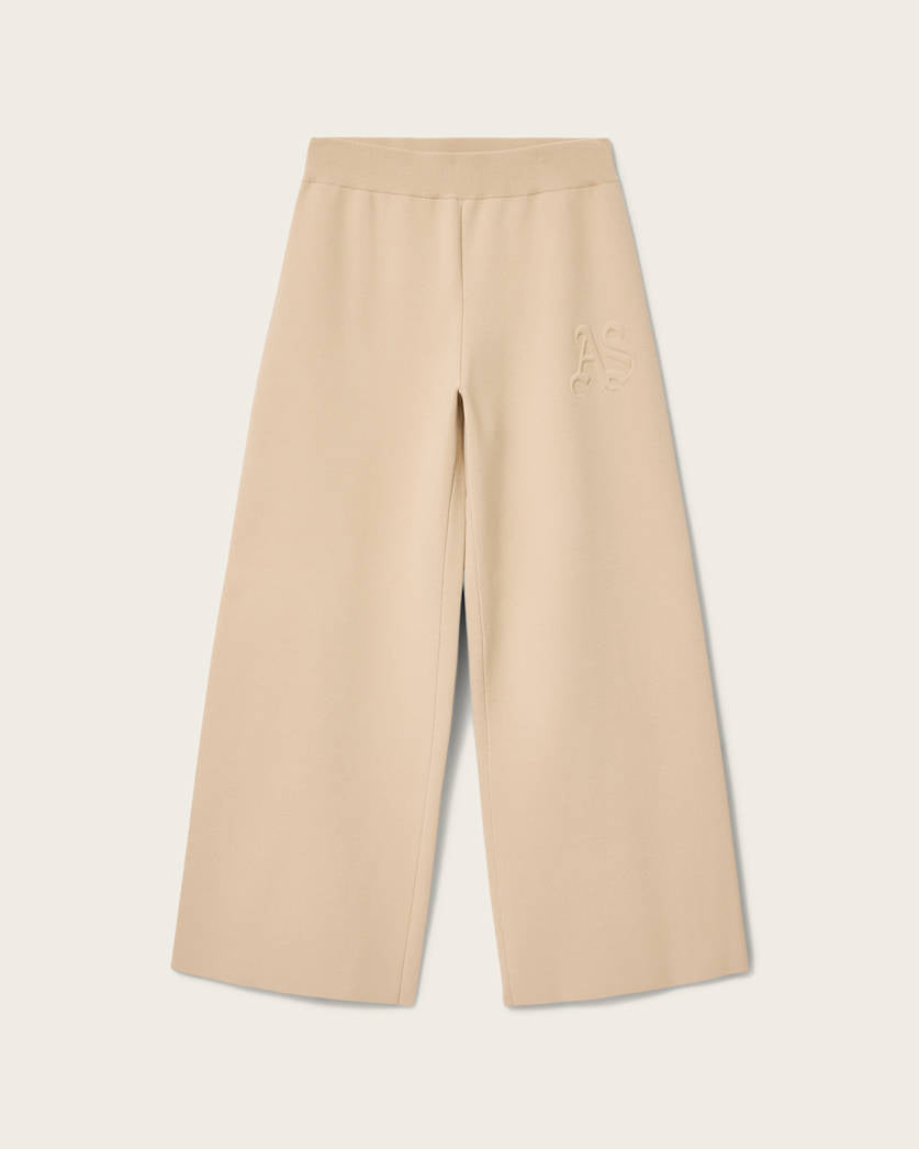 AllSaints Sonny Knitted Pants Women's Pebble White Women's