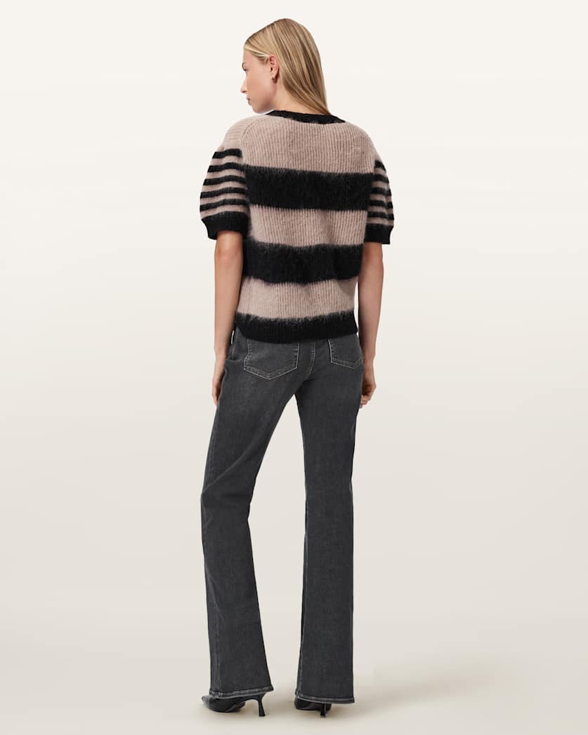 AllSaints Maisie Flared Jeans Women's Washed Grey Women's