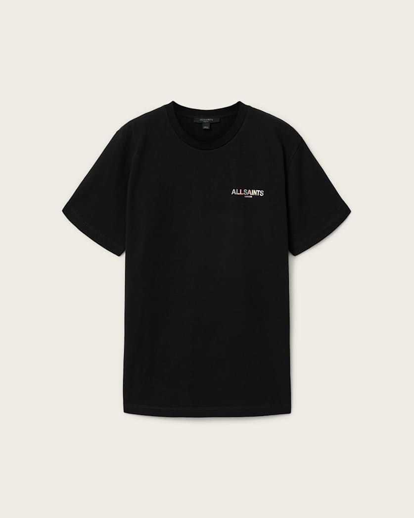 AllSaints Blaze Oversized Boyfriend T Shirt Women's Black Women's