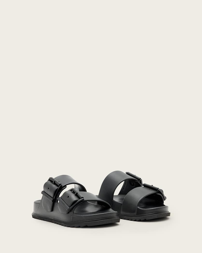AllSaints Sian Eva Buckle Sandals Women's Chalk White Women's