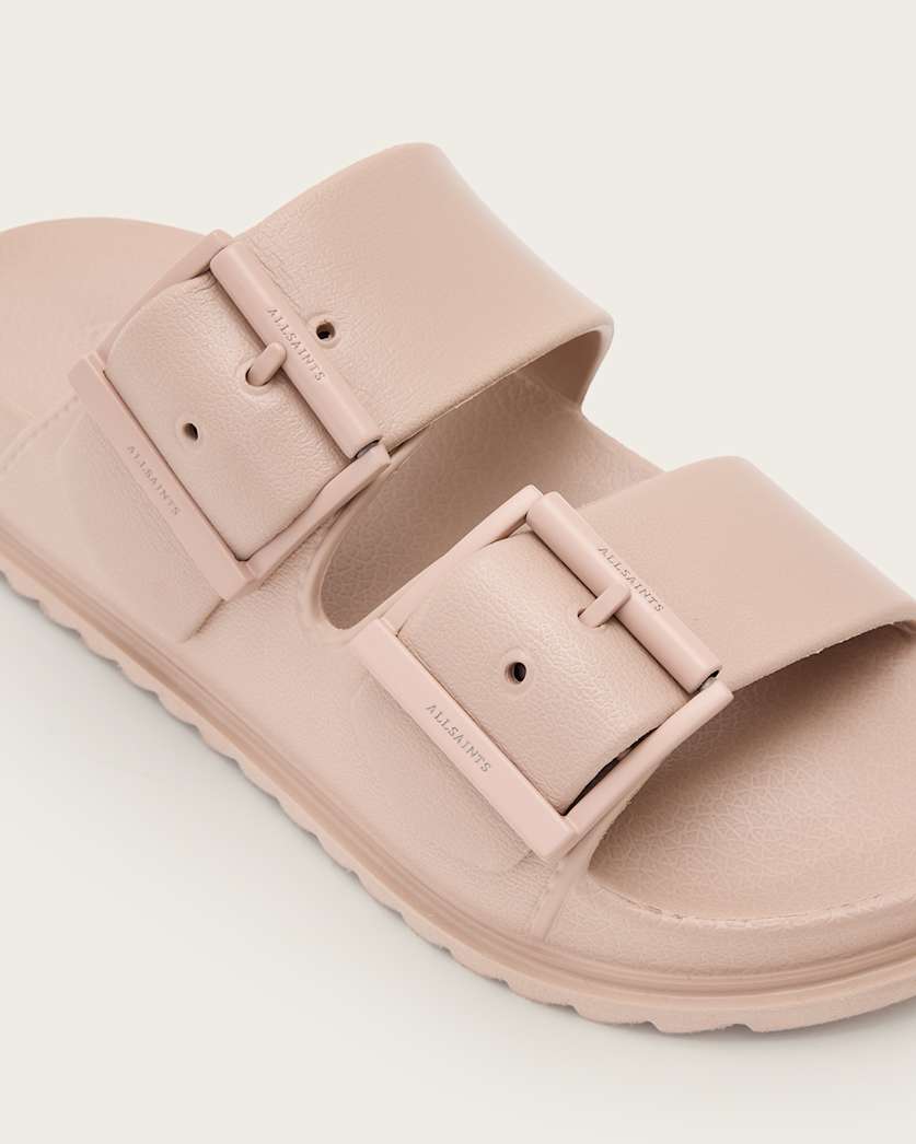 AllSaints Sian Eva Buckle Sandals Women's Chalk White Women's
