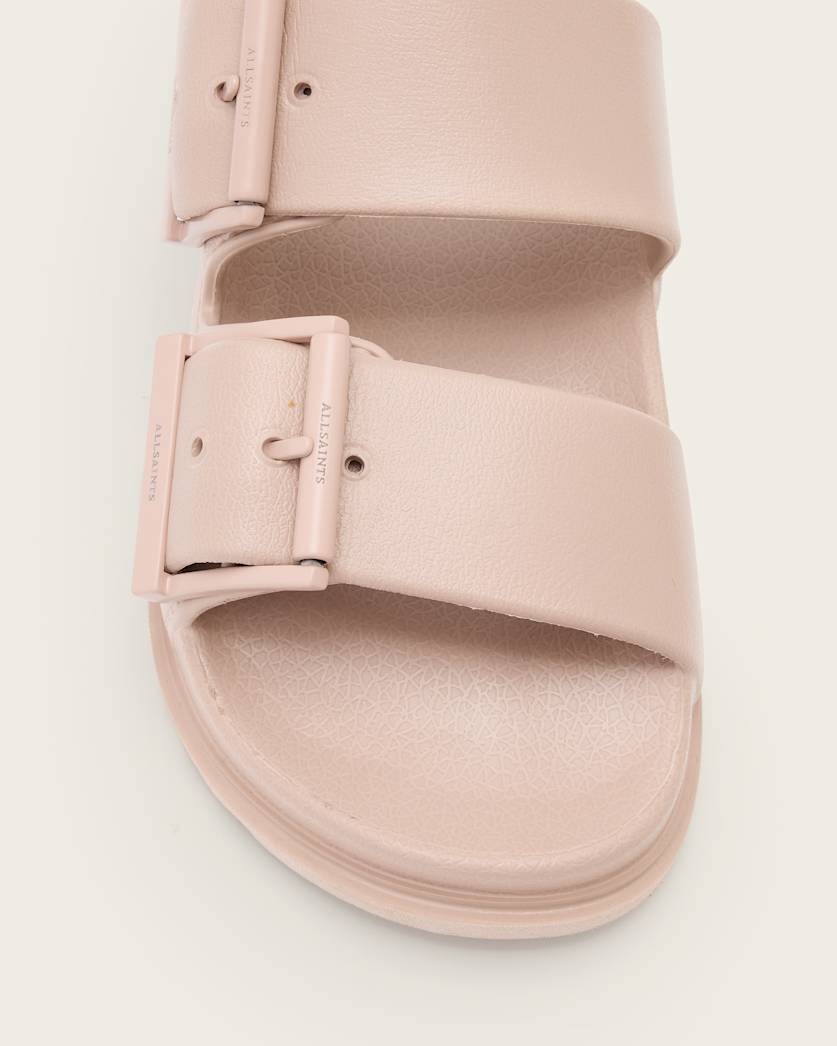 AllSaints Sian Eva Buckle Sandals Women's Chalk White Women's