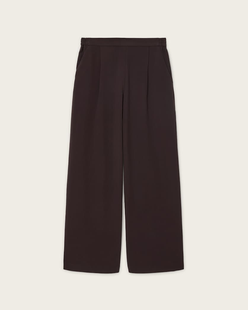 AllSaints Aleida Lightweight Wide Leg Pants Women's Oxblood Red Women's