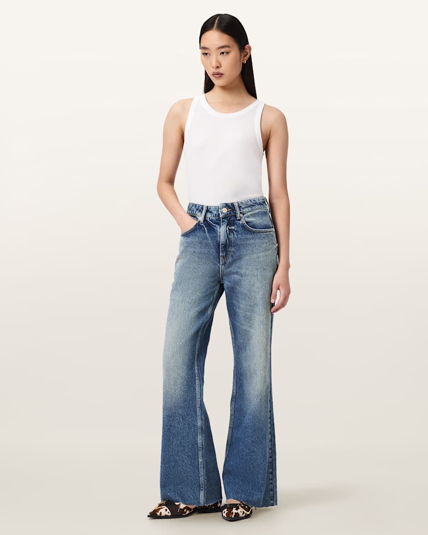 AllSaints Ember Flared Denim Jeans Women's Vintage Indigo Women's