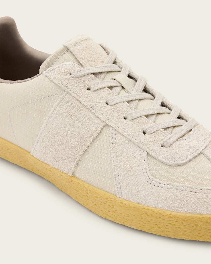 AllSaints Jaimee Low Top Ripstop Trainers Women's Chalk White Women's