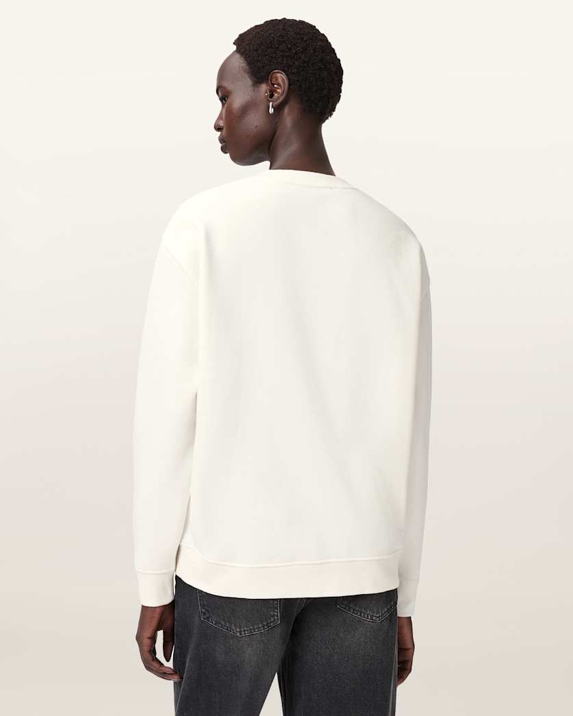 AllSaints Sprinkle Oversized Etta Sweatshirt Women's White Women's