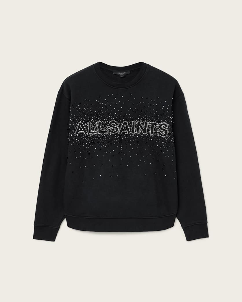 AllSaints Sprinkle Oversized Etta Sweatshirt Women's White Women's
