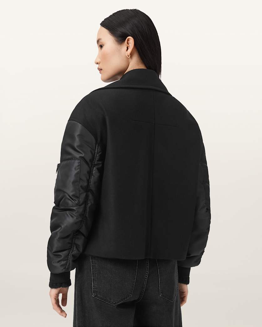 AllSaints Orla Wool Jacket Women's Black Women's