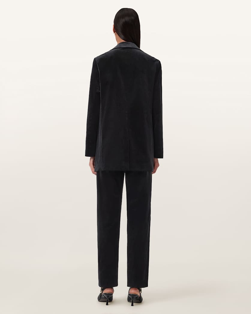AllSaints Aleida Velvet Pants Women's Black Women's