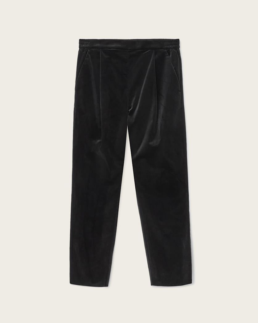 AllSaints Aleida Velvet Pants Women's Black Women's