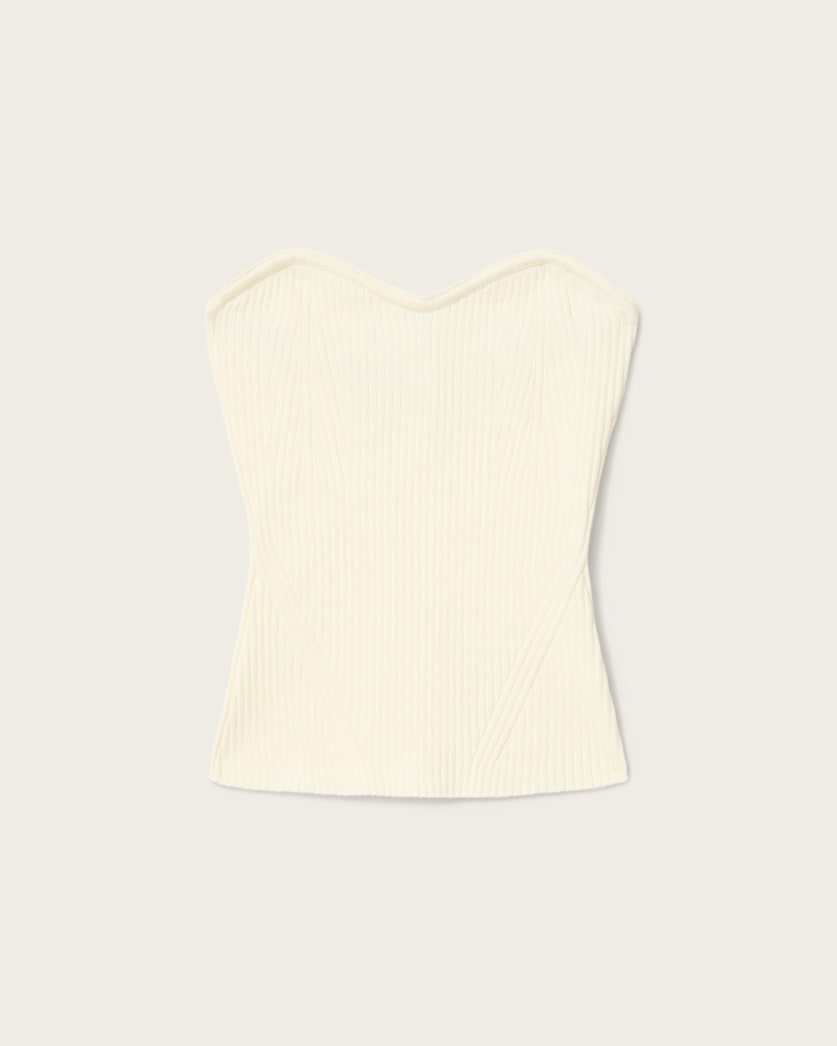 AllSaints Cruz Bandeau Slim Fit Top Women's Black Women's