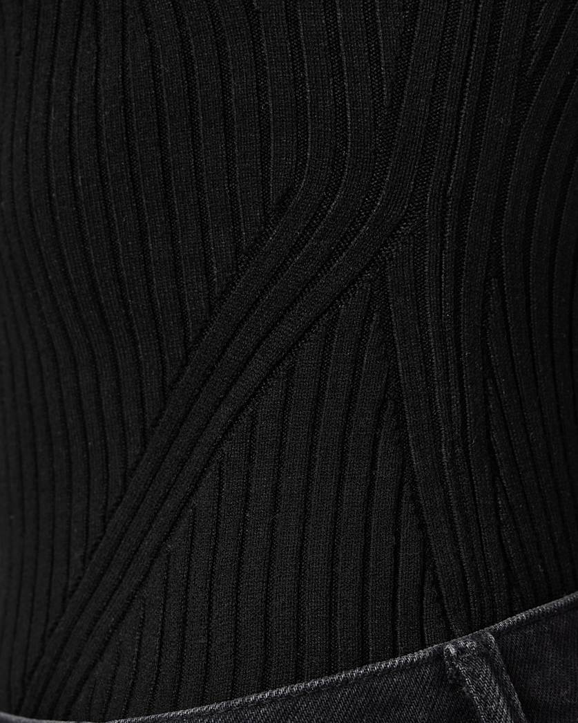 AllSaints Cruz Bandeau Slim Fit Top Women's Black Women's