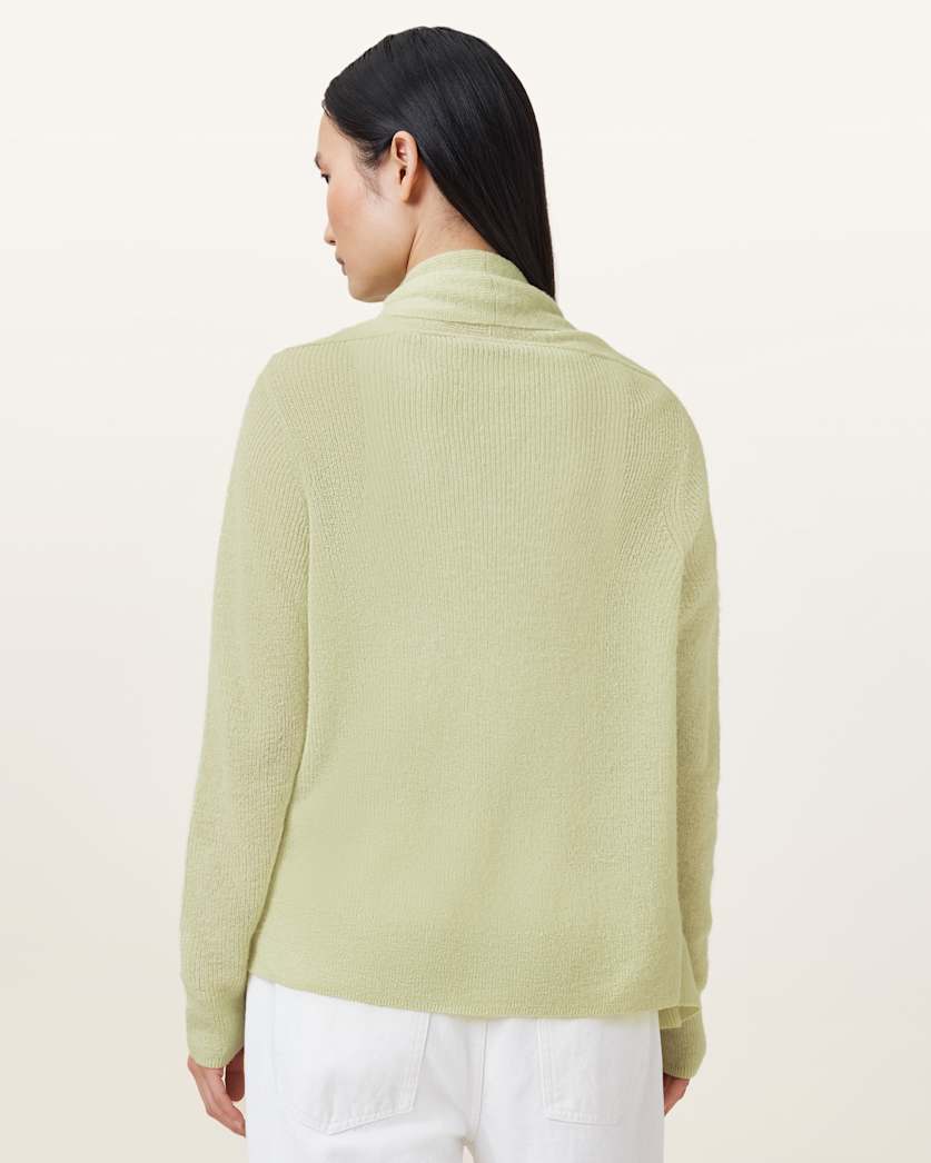AllSaints Laina Knitted Cardigan Women's Chalk White Women's