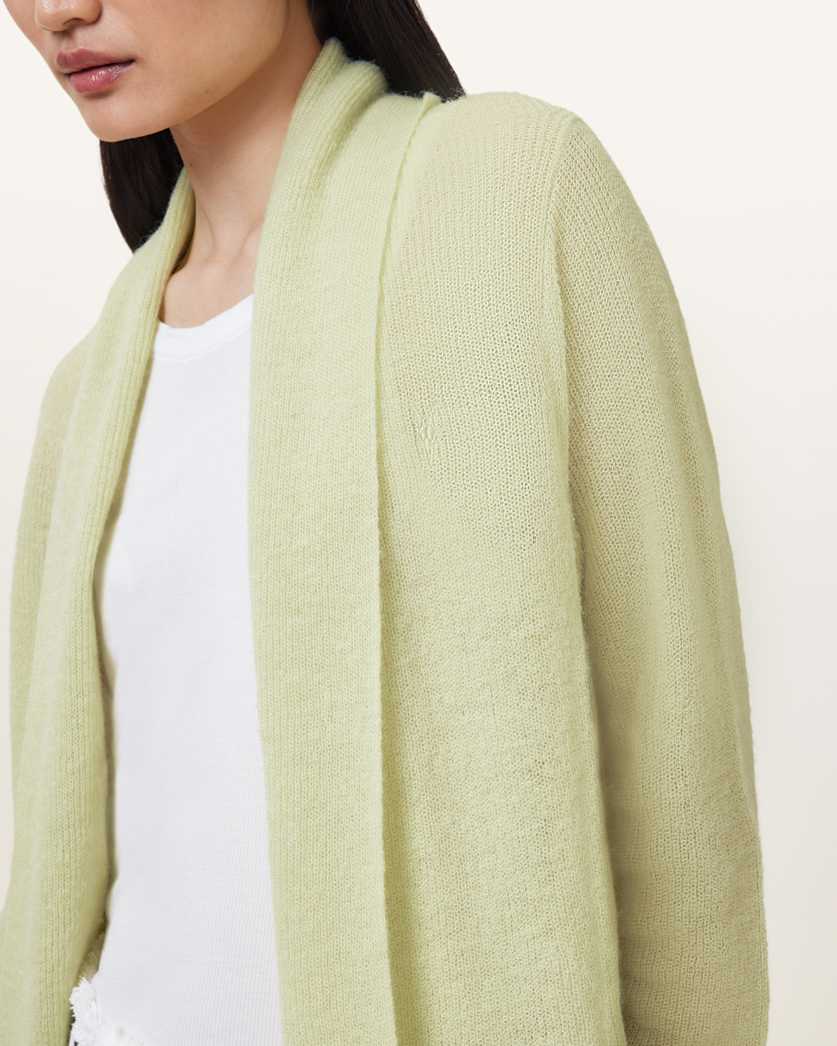 AllSaints Laina Knitted Cardigan Women's Chalk White Women's