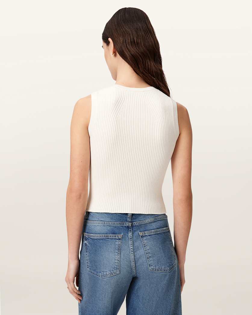AllSaints Cruz Zip Slim Fit Vest Women's Haze Green Women's