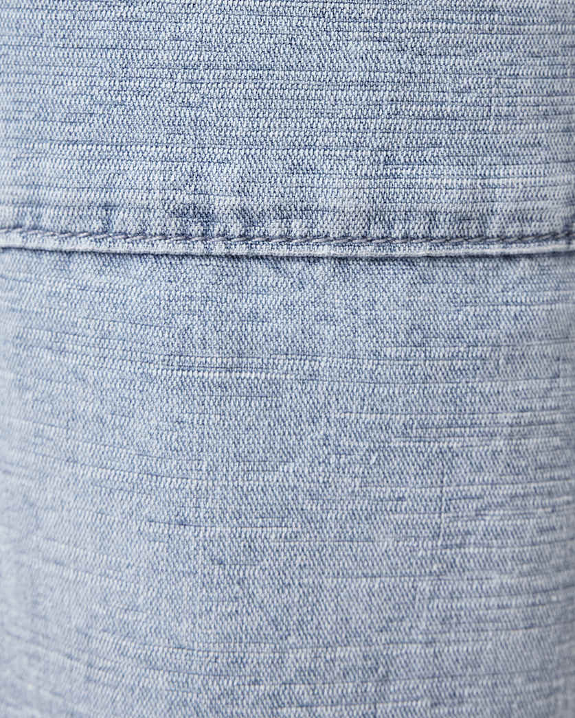 AllSaints Val High Rise Cargo Linen Blend Pants Women's Light Blue Women's