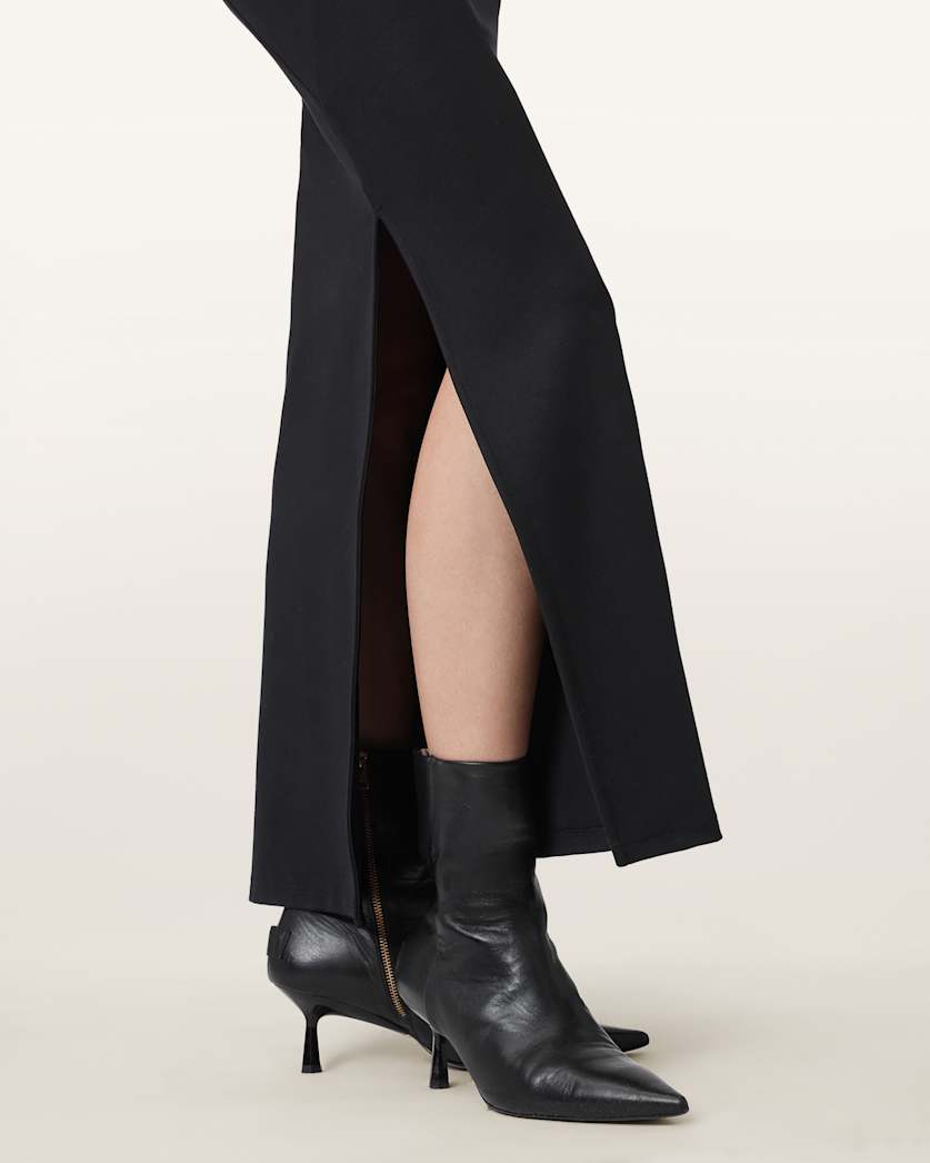 AllSaints Ari Jersey Maxi Dress Women's Black Women's