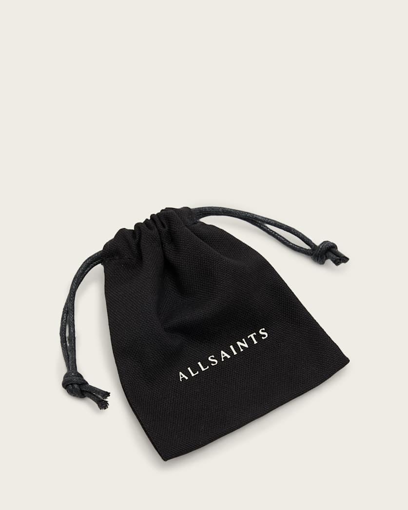 AllSaints Gia Crystal Drop Earrings Women's Warm Silver Women's