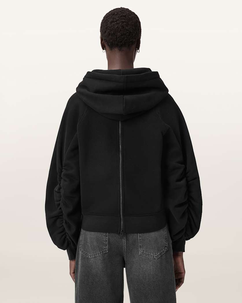 AllSaints Mysterie Graphic Dana Hoodie Women's Black Women's