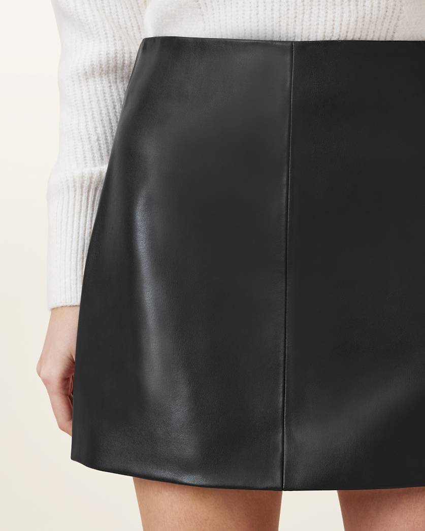 AllSaints Renai Desserto Mini Skirt Women's Black Women's