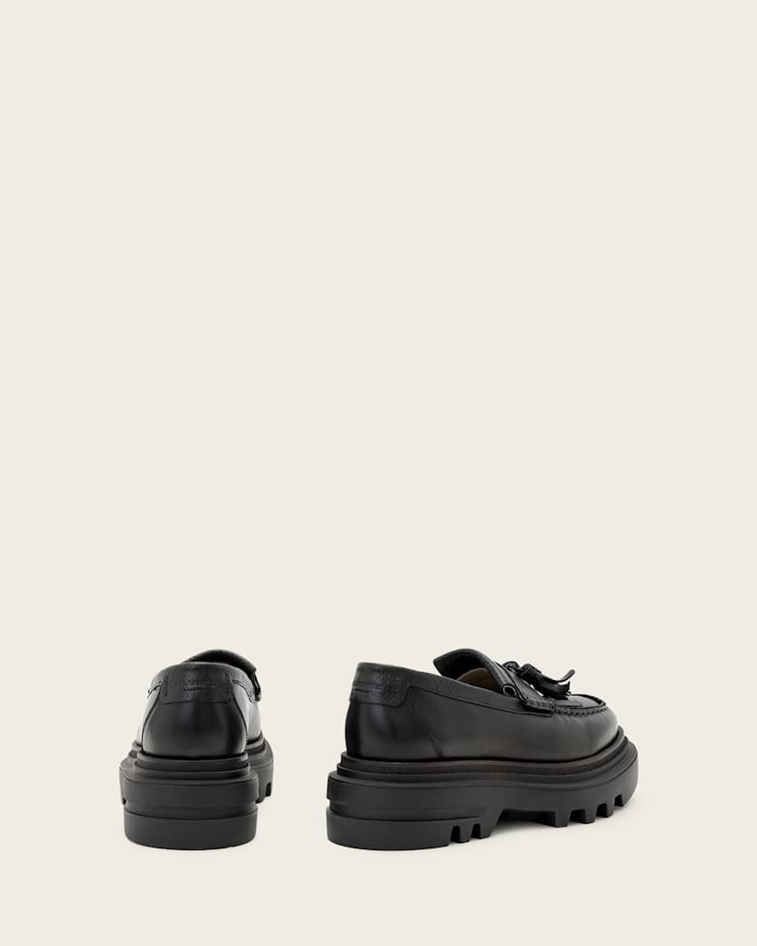 AllSaints Beth Tassel Loafers Women's Black Women's