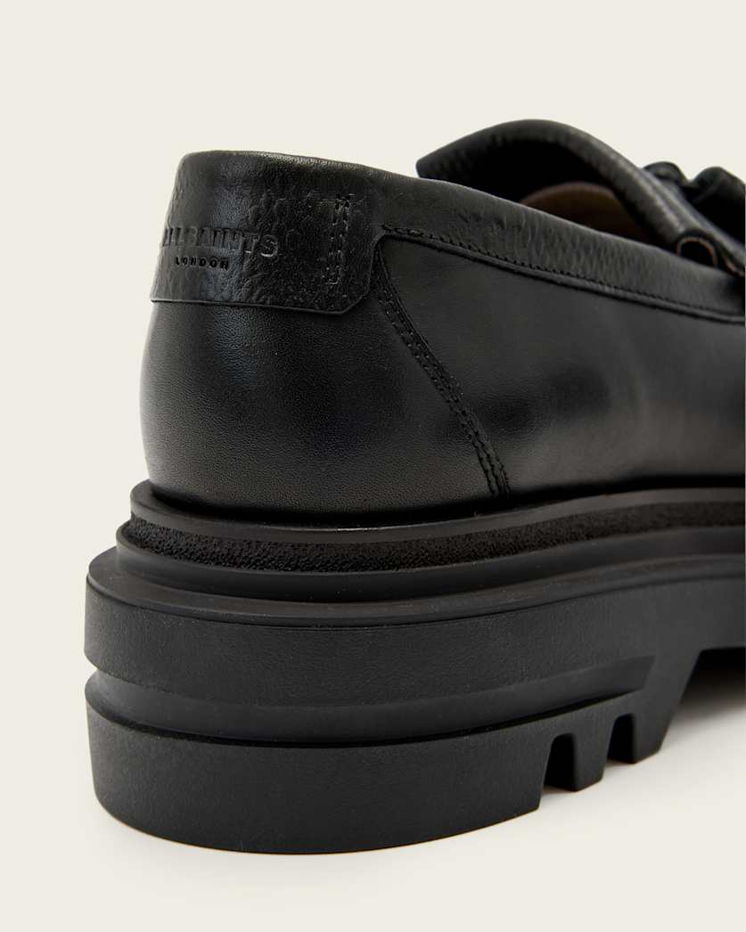 AllSaints Beth Tassel Loafers Women's Black Women's