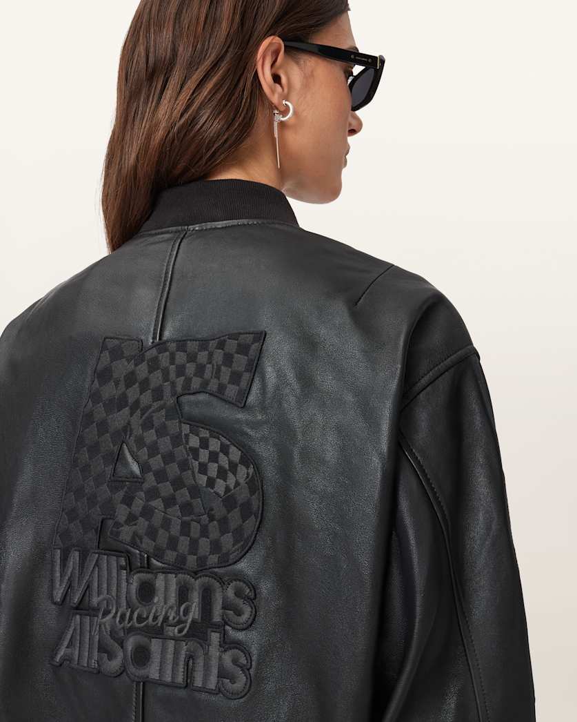 AllSaints Williams X Allsaints Belle Bomber Jacket Women's Black Women's