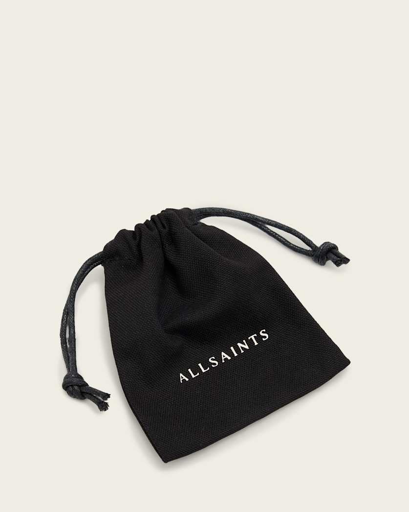 AllSaints Pearl Carabiner Clasp Necklace Women's Warm Brass/White Women's