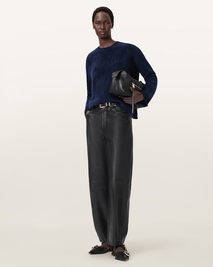 AllSaints Rebel Cashmere Sweater Women's Midnight Blue Women's