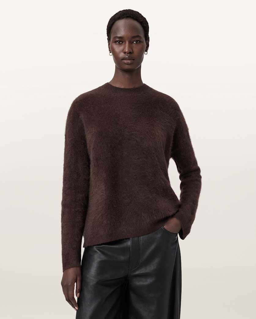 AllSaints Rebel Cashmere Sweater Women's Midnight Blue Women's