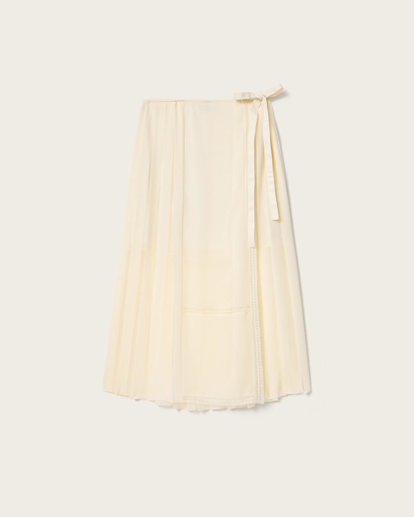 AllSaints Clover Wrap Maxi Skirt Women's Khaki Green Women's
