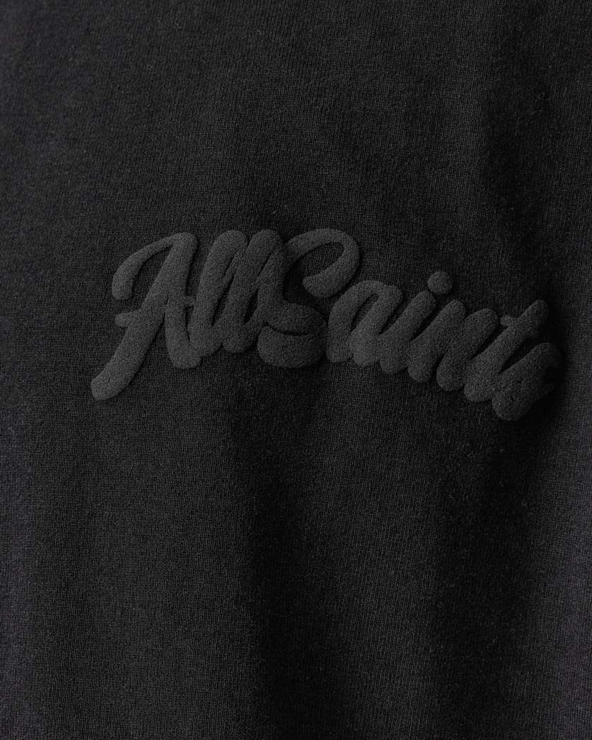 AllSaints Odyssey Etta Oversized T Shirt Women's Black Women's