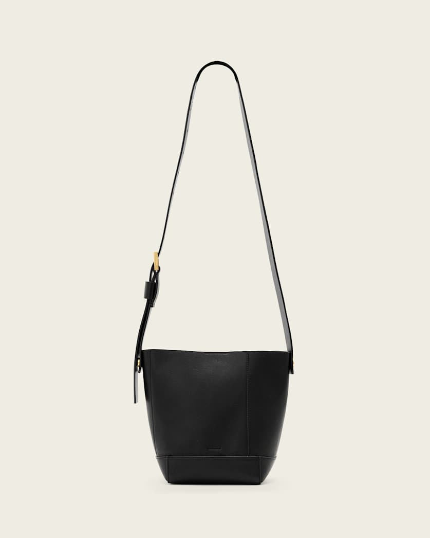 AllSaints Alba Mini Leather Crossbody Bag Women's Black Women's